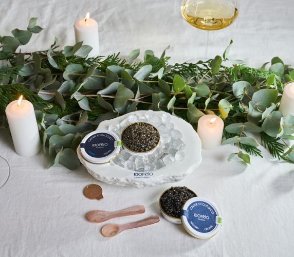 Set de Navidad Caviar Riofrío 2025